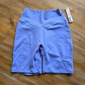 BuffBunny Medium Azul Aggressive Scrunch Shorts
